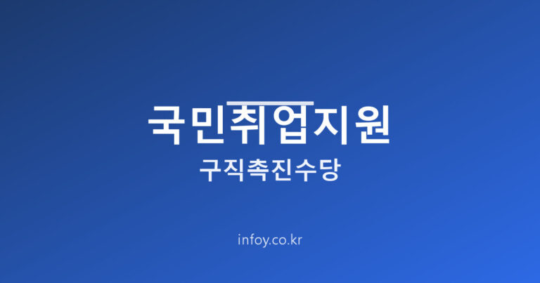 국민취업지원제도
