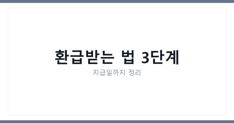 온누리상품권 환급