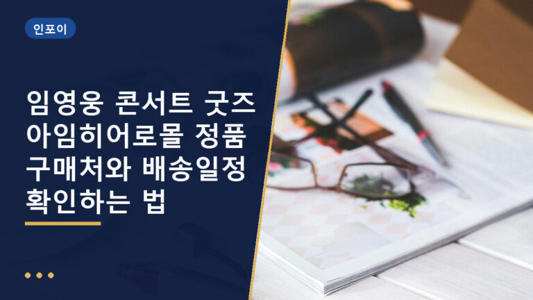 임영웅 콘서트 굿즈
