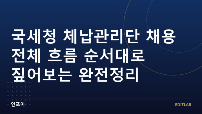 국세청 체납관리단