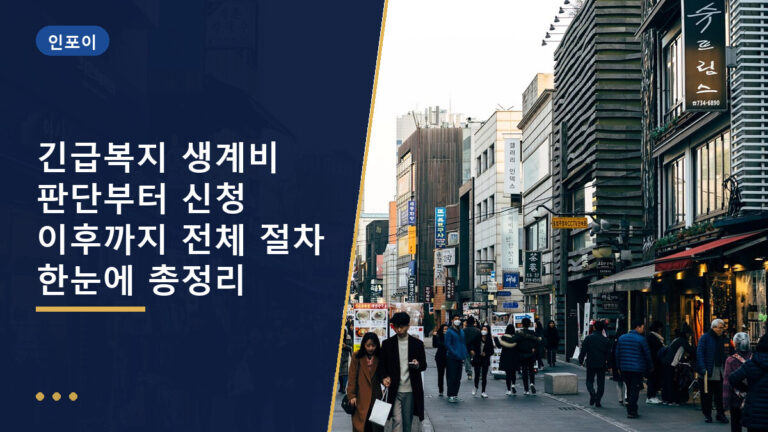 긴급복지 생계비