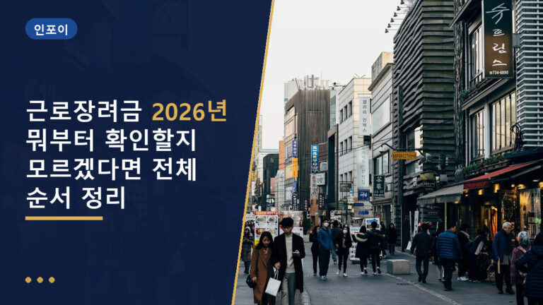 근로장려금 신청 순서