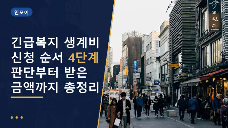긴급복지 생계비
