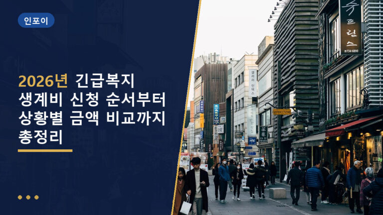 긴급복지 생계비