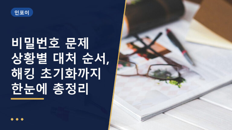 비밀번호 문제