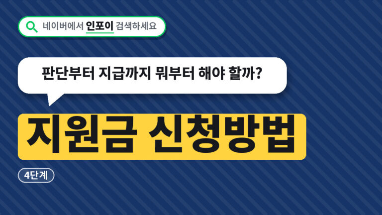지원금 신청방법