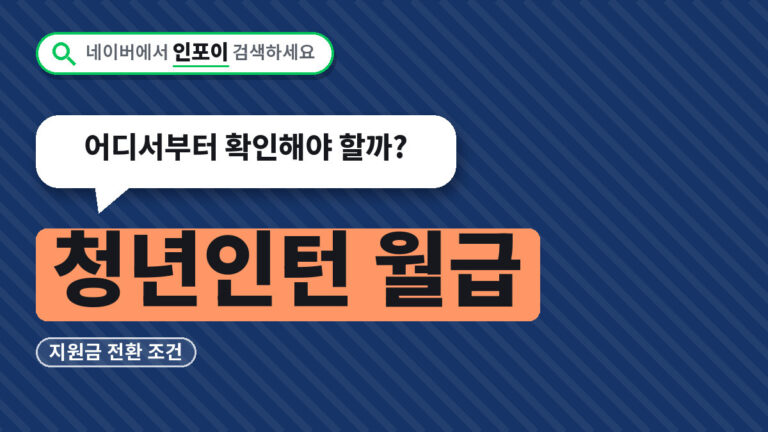 청년인턴 지원금